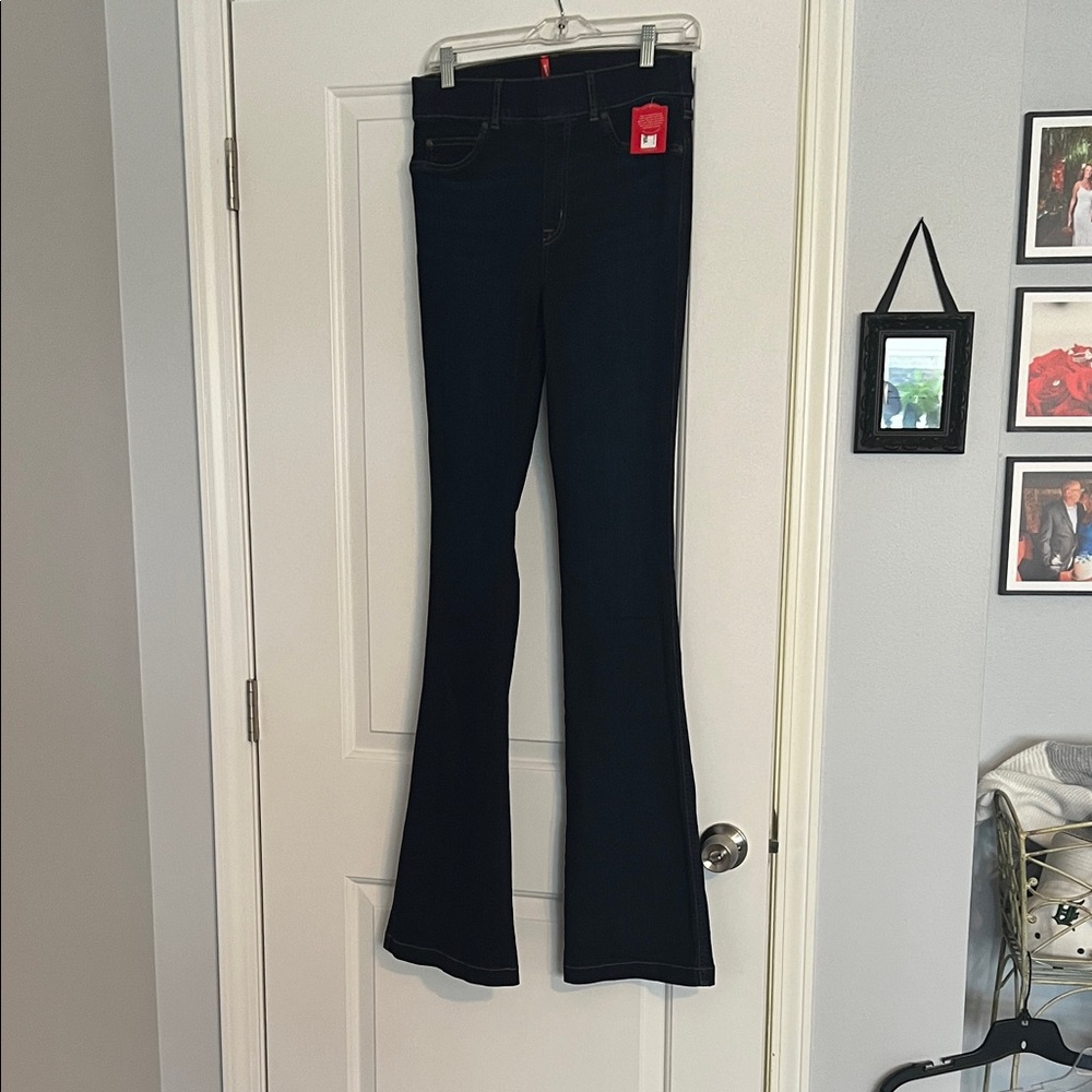 SPANX Dark Blue Flare Jeans